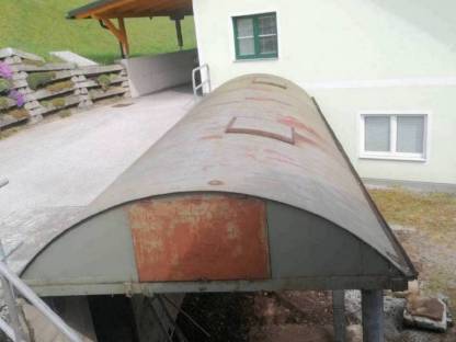 Waggondach mit 3 Öffnungen stabile Ausführung