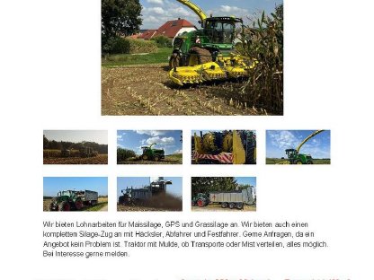 Bild 9:Landwirtschaftliche Lohnarbeiten