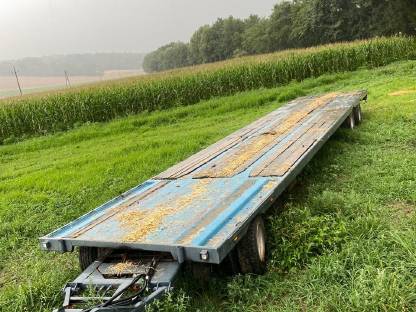 Ballenwagen Plattformwagen Anhänger