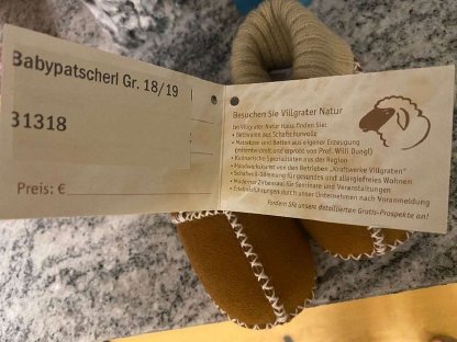 Bild 2:Villgrater Natur babypatscherl neu, Größe 18/19