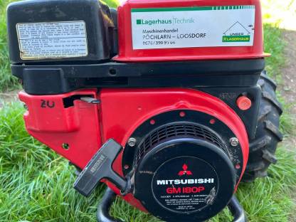 Bild 3:Motormäher mit Zwillingsrädern