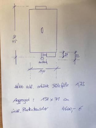 Bild 6:Alfa Laval Milchtank 2.800 l