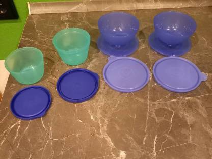 4 kleine Tupperware Dosen mit Deckel