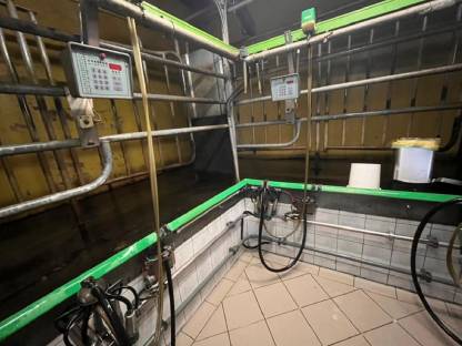 Bild 6:3er Tandem Melkstand GEA inkl. Waschautomat Turbostar 12 kW