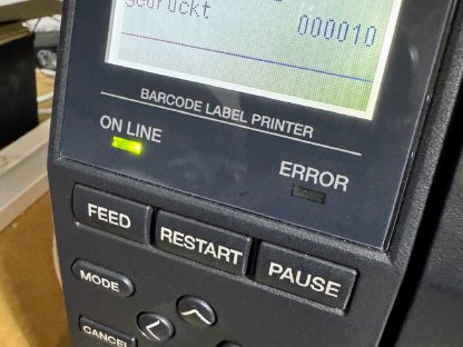 Toshiba Thermotransfer-Etikettendrucker B-EX4T2-H