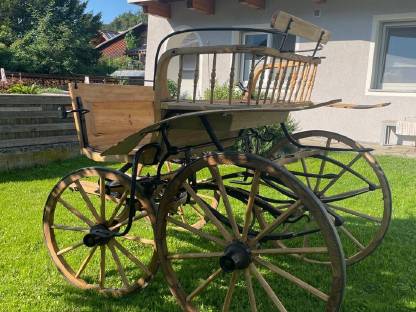 Bild 7:Restaurierte Holzkutsche