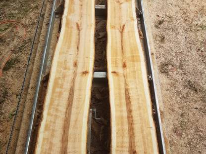 Bild 6:Schnittholz Bohlen