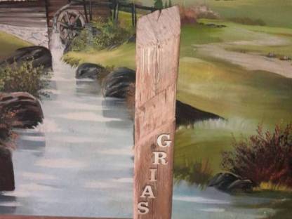 Bild 4:Willkommensständer, Grias Enk Ständer aus Altholz