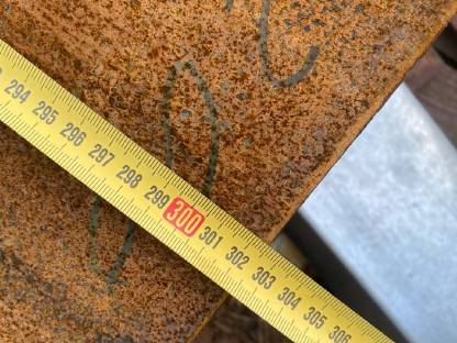 Bild 4:UNP 200 und 140 Alteisen