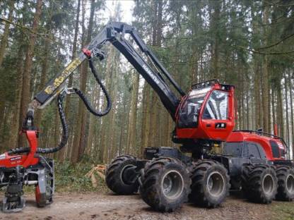 Bild 4:Harvester Komatsu 931xc