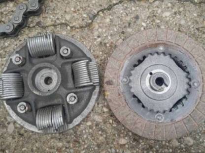 Bild 5:2 x Hondagetriebe - Fliehkraftkupplung