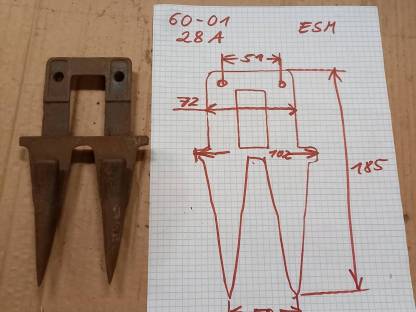 ESM Doppelfinger Hako Mähbalken