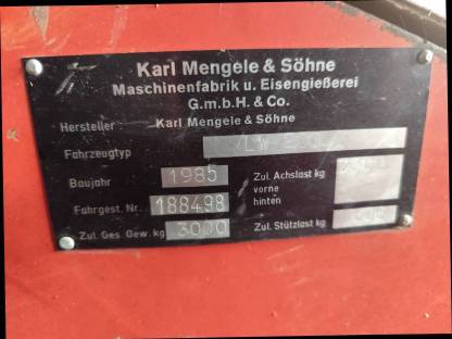 Bild 3:Mengele LW 200 Duo