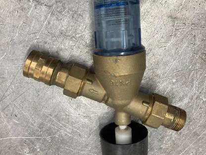 Bild 2:Wasser Rückspüllfilter