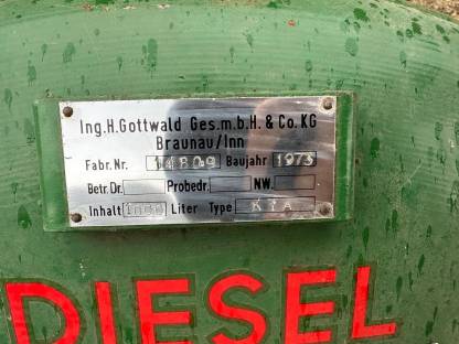 Bild 3:Dieseltank Genol 1.000 l