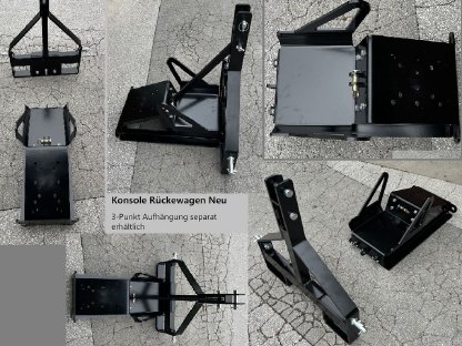 Bild 4:Kegelspalter mit Konsole für Rückewagen 500-800-1.100 cm