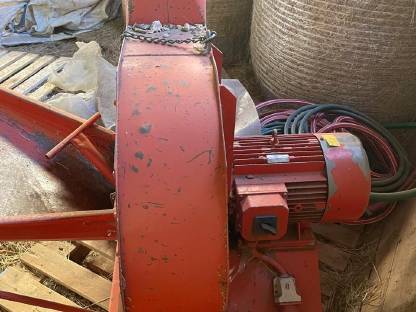 Bild 4:Hackschnitzelgebläse