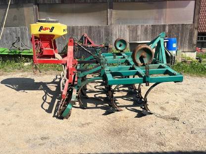 Bild 6:Regent Grubber 3 m mit Steinsicherung, Federzinken