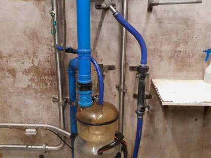 Bild 4:Melkstand Alfa Laval
