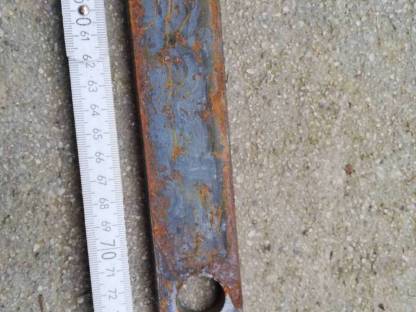 Bild 2:Flacheisen mit Bohrung