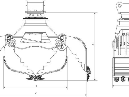 Bild 5:UG08 Universalgreifer Takeuchi TB290