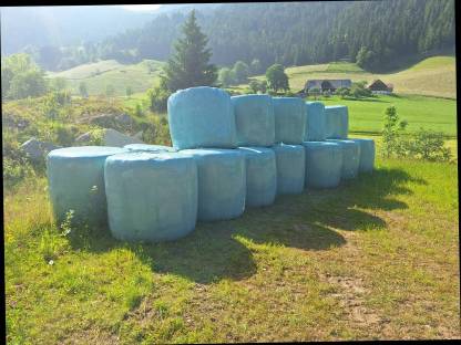 Bio Silage Rundballen