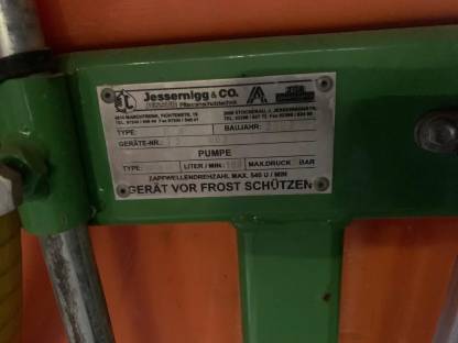 Bild 8:Verkaufe Jessernigg Pflanzenschutzspritze