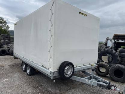 Bild 2:Anhänger Humer 3.500 kg Planenanhänger Hochlader Neuwertig