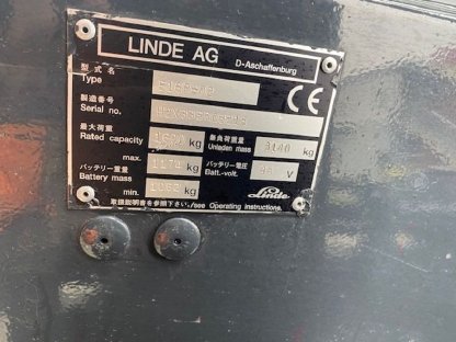 Bild 8:Linde E16P Elektro-Stapler, 1.600 kg, inkl. Seitenschieber