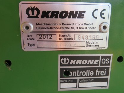 Bild 6:Krone Easycut F280M