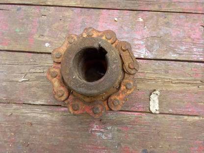 Bild 3:Krone Miststreuer Kettenkupplung