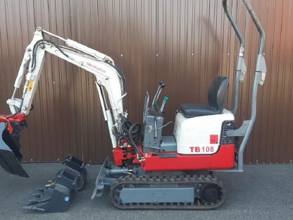 Takeuchi TB108 Minibagger 1t mit 3 Löffel