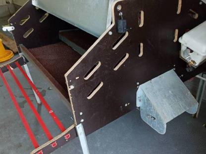 Bild 5:Abrollnest mit Förderband