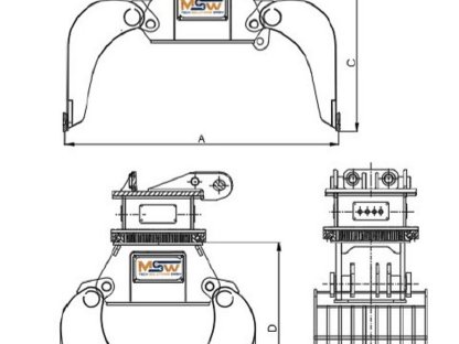 Bild 8:Neuer Sortiergreifer und Universalgreifer 1–17 t Bagger