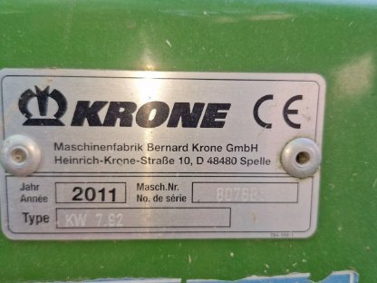 Bild 5:Heuwender Kreiselheuer KRONE KW 7.92