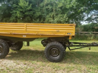 Bild 3:Kippanhänger Müller Mitteltal Unimog Kipper Steyr Anhänger