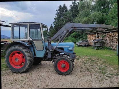 Eicher 3354 A Mammut 74 Schlepper, Traktor Allrad mit Frontlader
