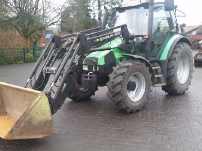 Deutz-Fahr Agrotron 85 MK2 Frontlader mit Schaufel und Gabel