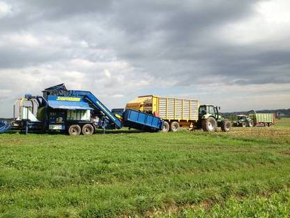 Bild 2:Maispressen: Wir übernehmen das Pressen Ihrer Maissilage!