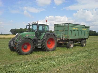 Bild 4:Übernehme Maisernte