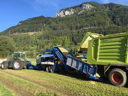 Bild 2:Wir pressen Ihre MAISSILAGE in RUNDBALLEN