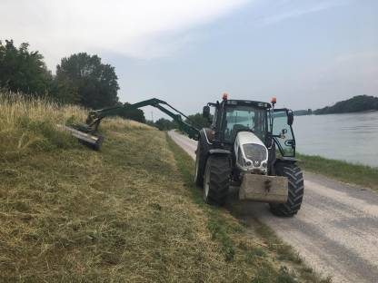 Bild 8:Böschungspflegearbeiten