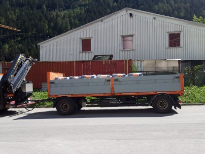 2-Achs Anhänger Schwarzmüller, 1,10 m Ladehöhe