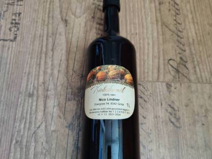 Bild 2:Kürbiskernöl / Kernöl