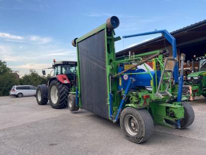 Bild 6:Maisernte Siloschlauch