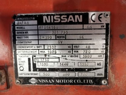 Elektro-Stapler Nissan