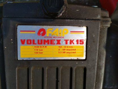 Bild 2:Hochdruckreiniger Pumpe Volumex TK 15