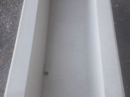 Bild 5:Wasser-/Betontrog
