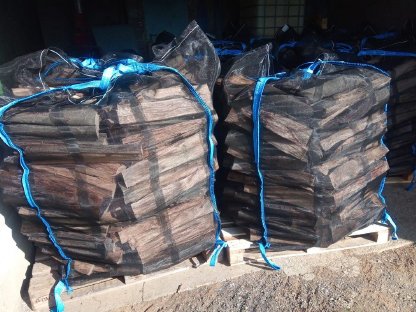 Bild 5:Brennholz Hartholz Buche Rundballen