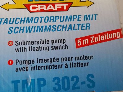 Bild 4:Tauchmotorpumpe TMP 302-S